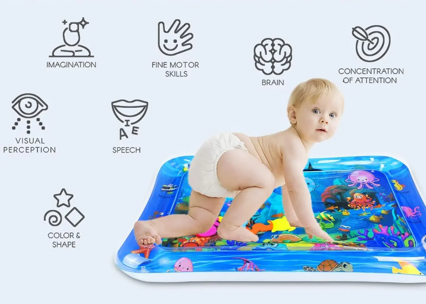 AquaPlay Opblaasbare Waterspeelmat voor Honden & Katten