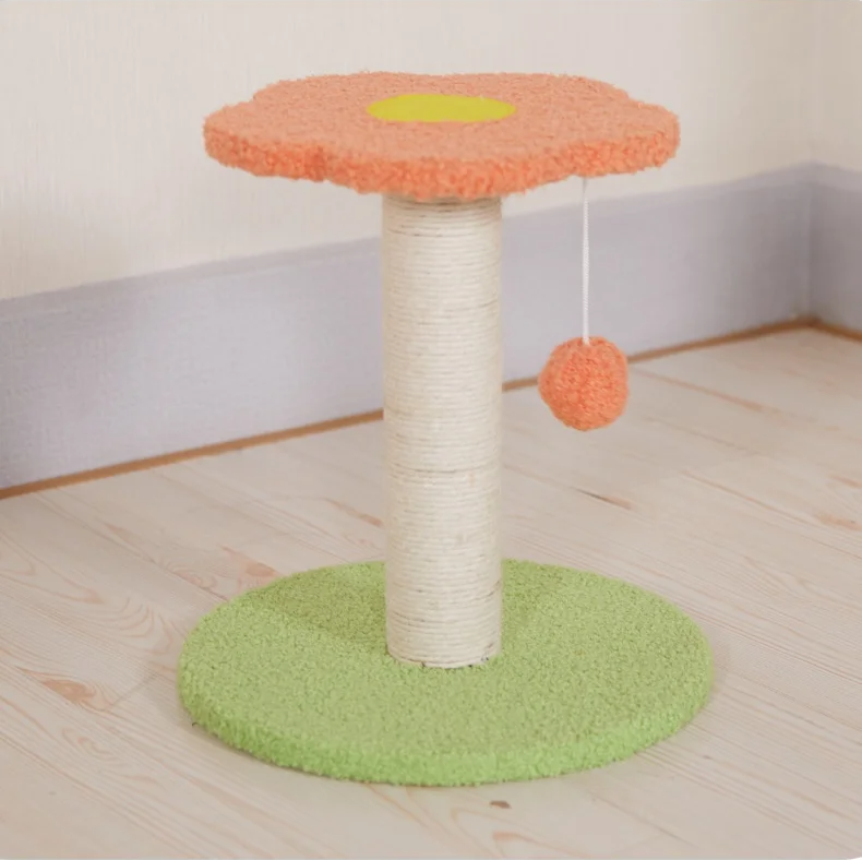 KlimPaws BloomNest Krabpaal met Springplatform en Bloemvormig Kattennest