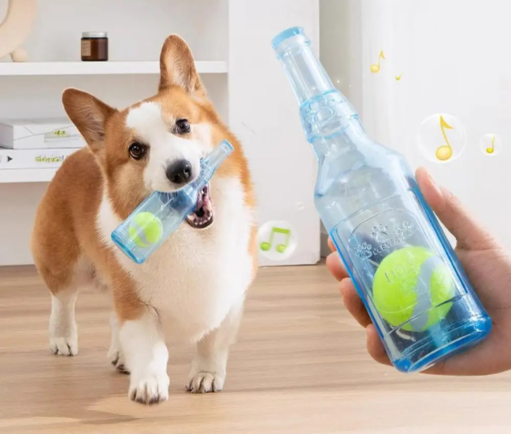 SnackBuddy Hondenspeeltje met Waterfles & Snackdispenser