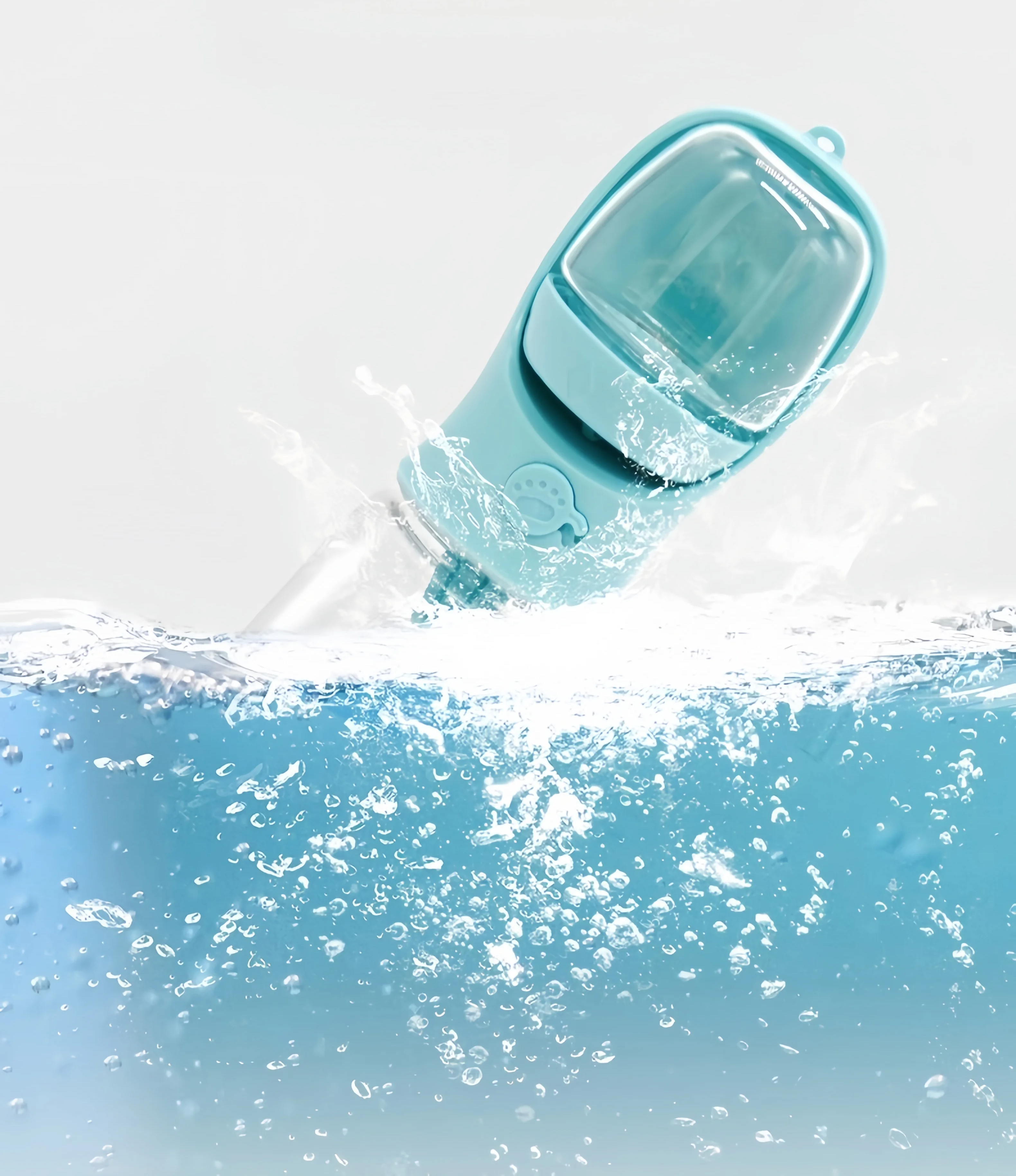 DUOPET 2-in-1 Draagbare Drinkfles & Voercontainer