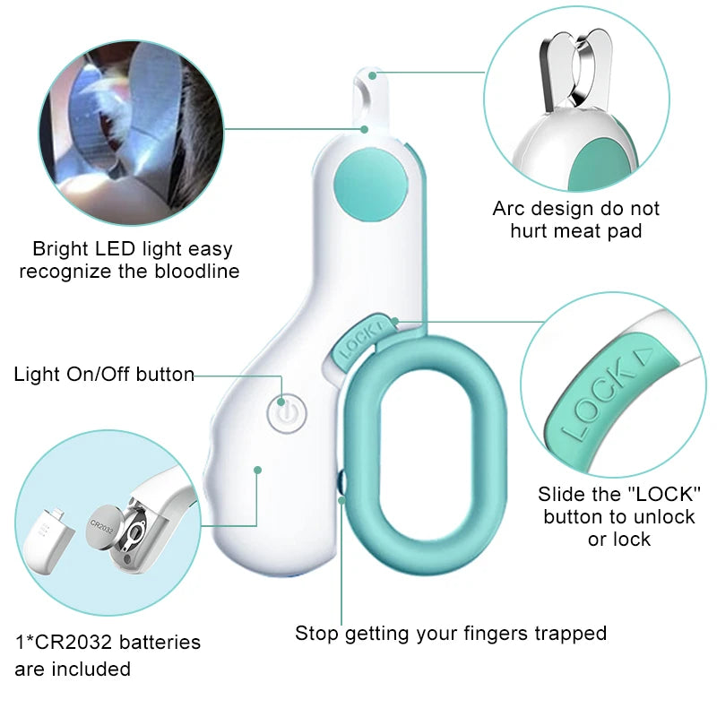 TrimBright Professionele Nagelknipper met LED
