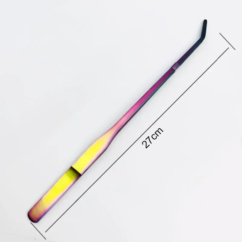 AquaGripPro RVS Aquarium Pincet Set β Gebogen & Rechte Pincetten voor Aquariumplanten