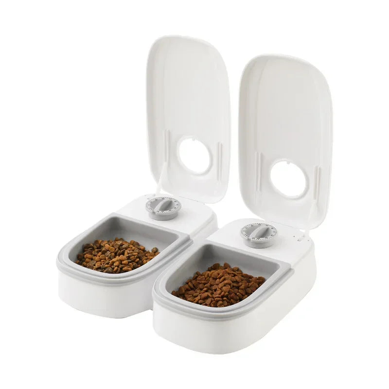 Automatische voerbak huisdier 700ml – voor droog en natvoer, met timer