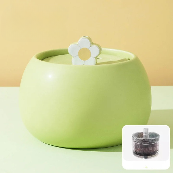 Keramische Kattenfontein β Stil, USB, 5-voudige Filter