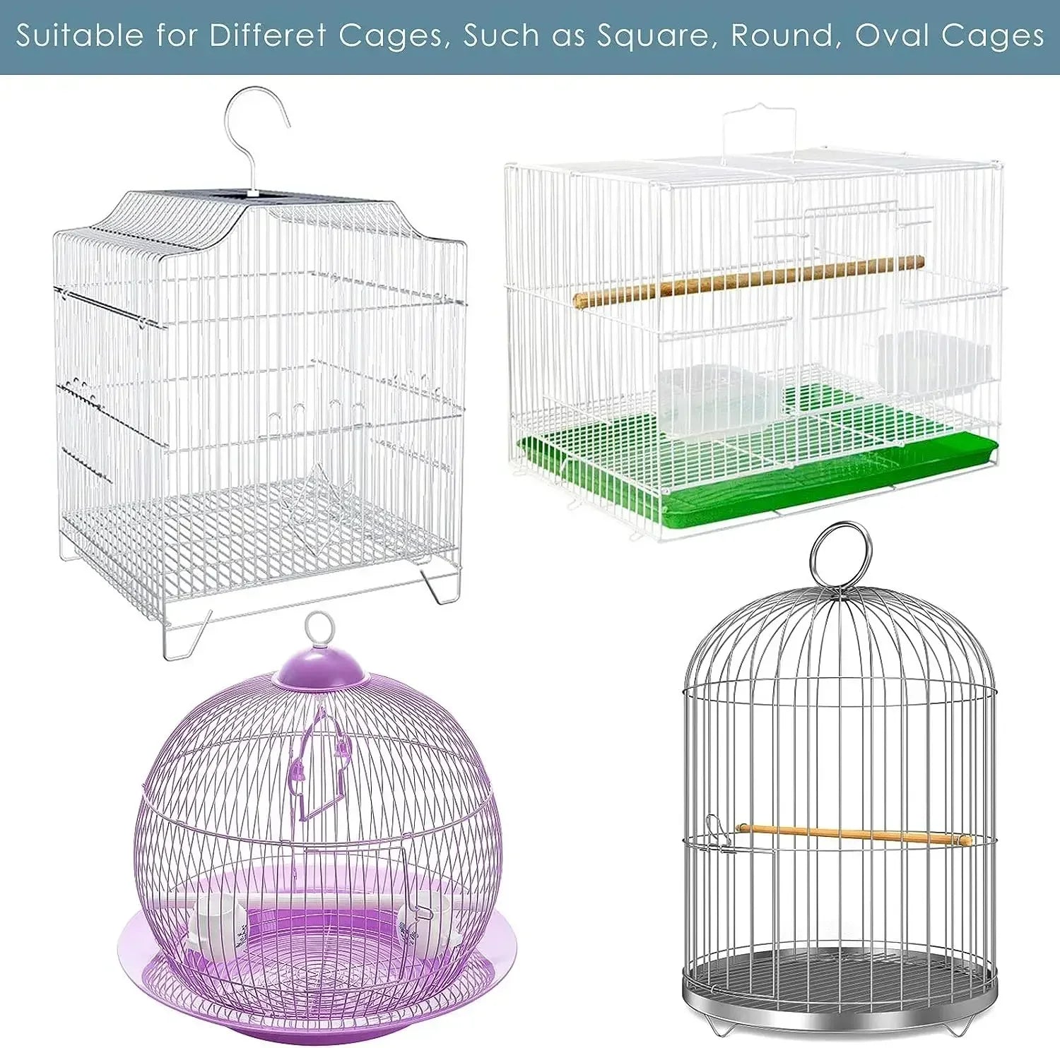 Rekbaar zaadvangnet vogelkooi – ademend mesh
