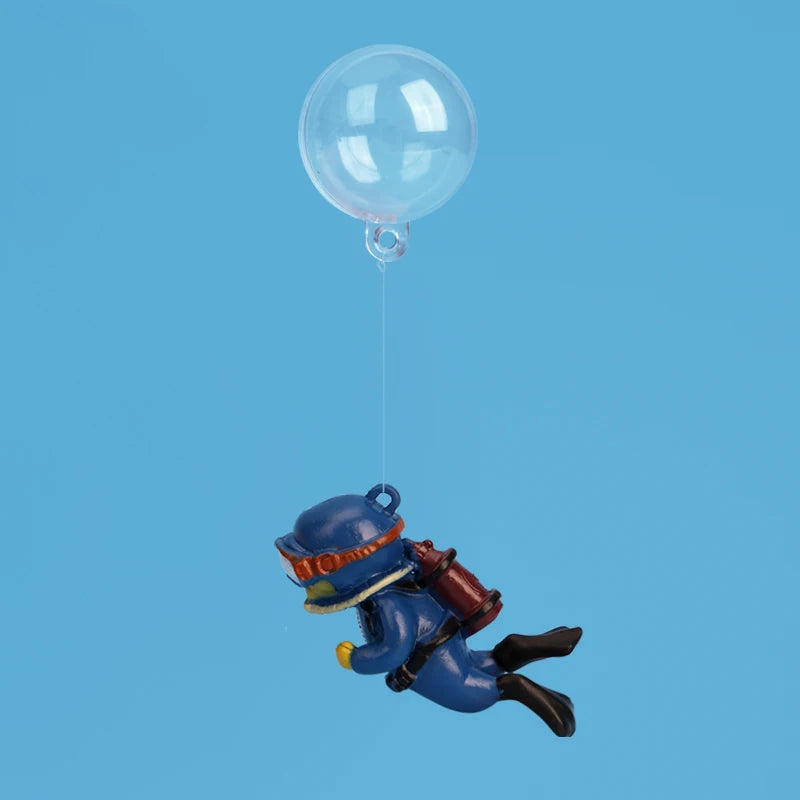 Cartoon Vis Tank Decoratie Mini Duiker