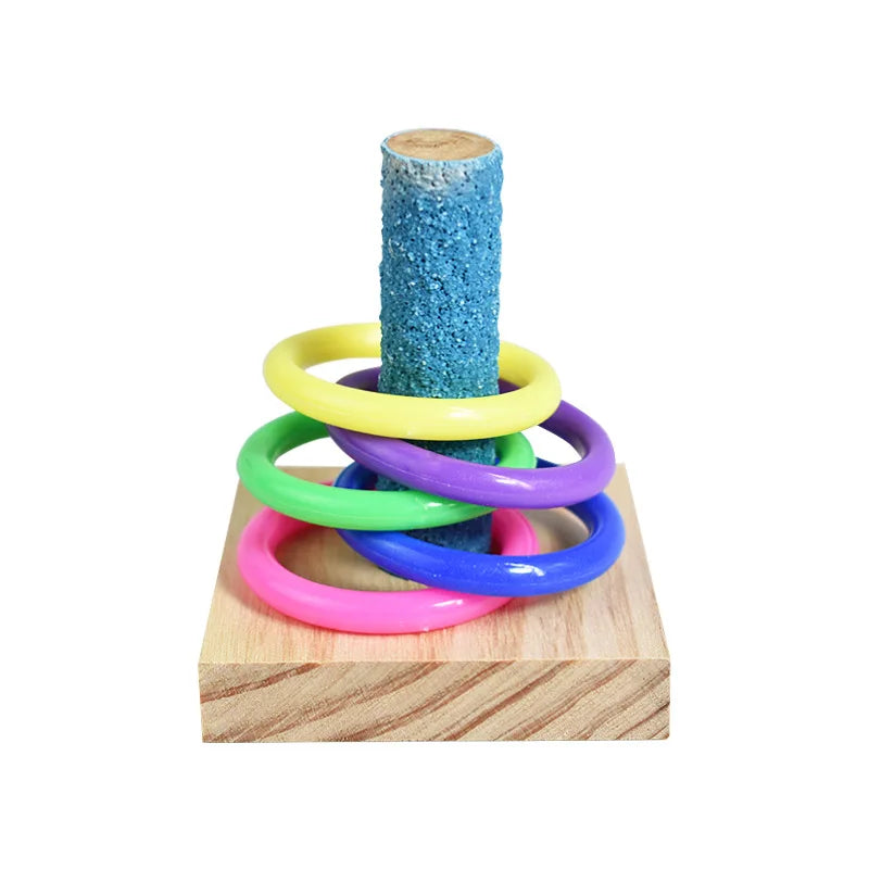 Vogeltrainingsspeelgoed Hout & Kunststof – Educatief voor papegaaien