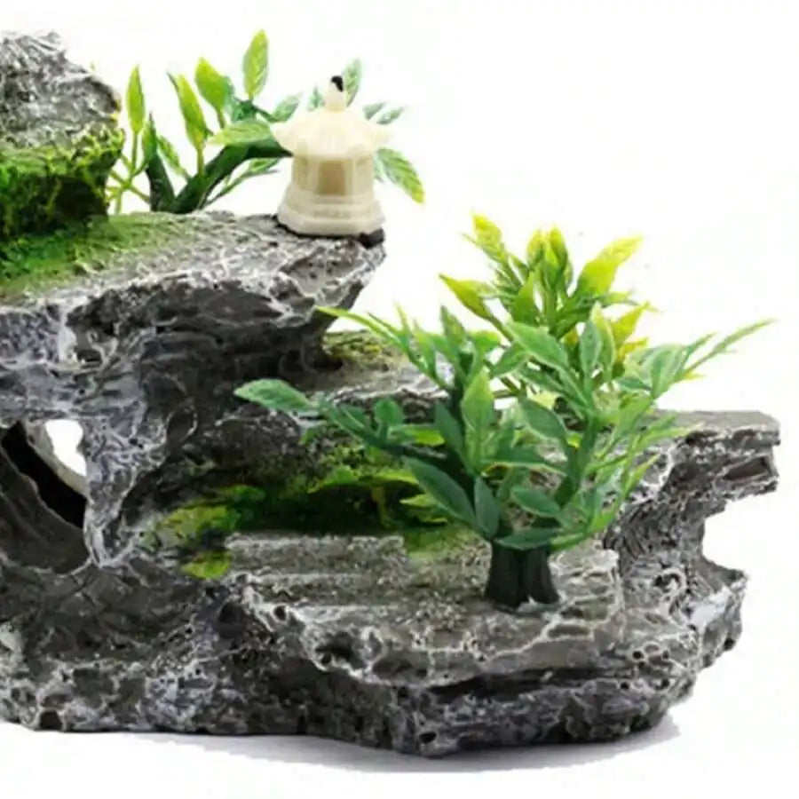 Set decoratieve stenen voor aquariums