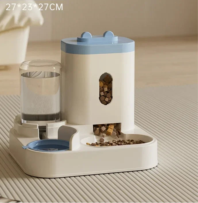 Automatische voer- en drinkbak hond/kat β RVS & BPA-vrij plastic