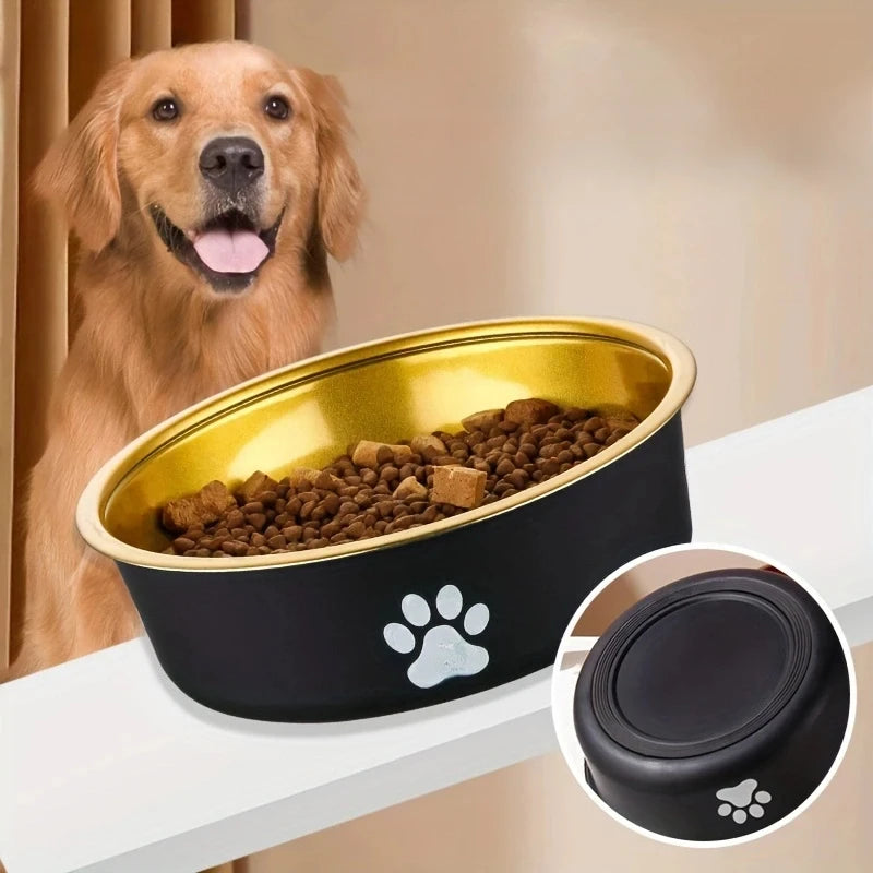 RVS Eetbak voor Honden en Katten – Anti-Slip, Roestvrij