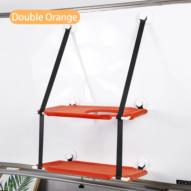 Winter Kattenhangmat Fluweel – Dubbellaags Corduroy – Zuignap