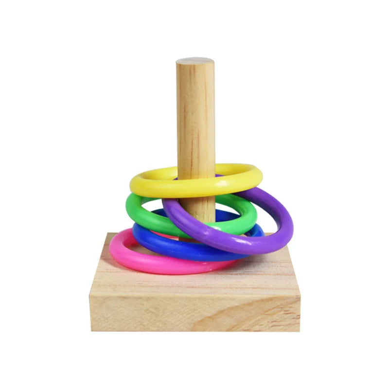 Vogeltrainingsspeelgoed Hout & Kunststof – Educatief voor papegaaien