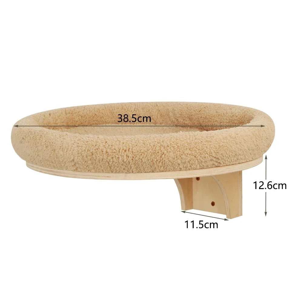 SkyNest Wandgemonteerde Kattenklimtoren