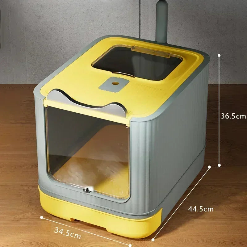 Gesloten Kattenbak met UV-sterilisatie – Groot & Hygiënisch Plastic