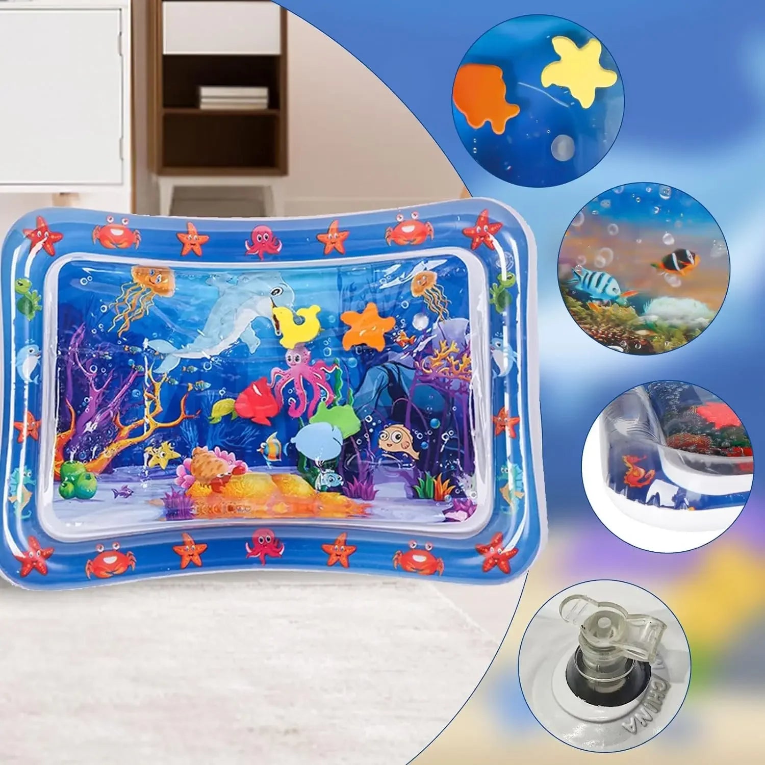 AquaPlay Opblaasbare Waterspeelmat voor Honden & Katten