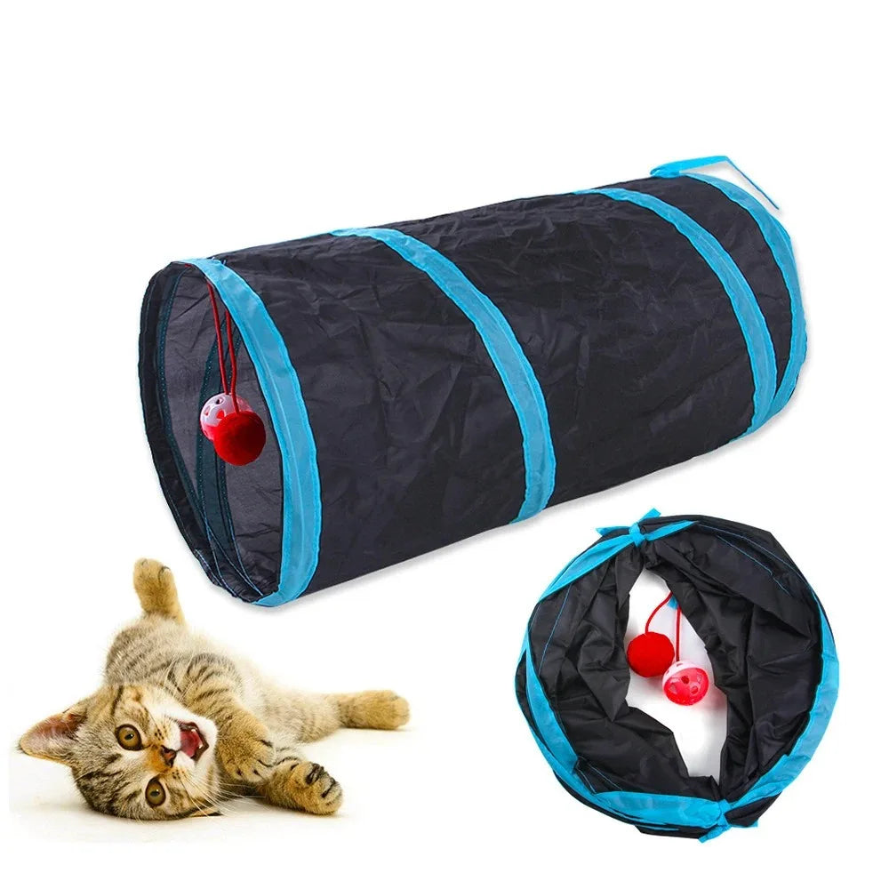 WHISKERTUBE – Opvouwbare Katten Tunnel Speeltuin