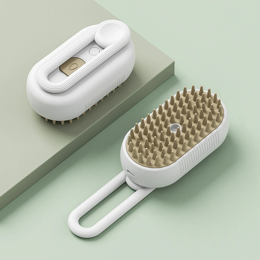 PurrSteam 3-in-1 Stoomborstel voor Katten & Honde