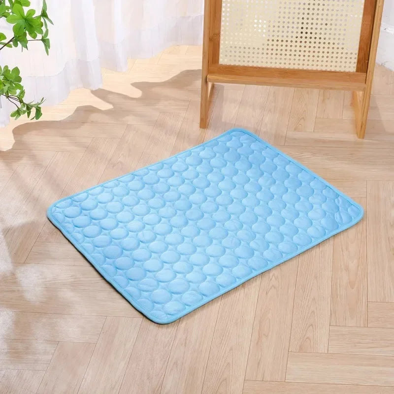 Koelmat Hond Ice Silk – Ademend Zomerbed Lichtgewicht