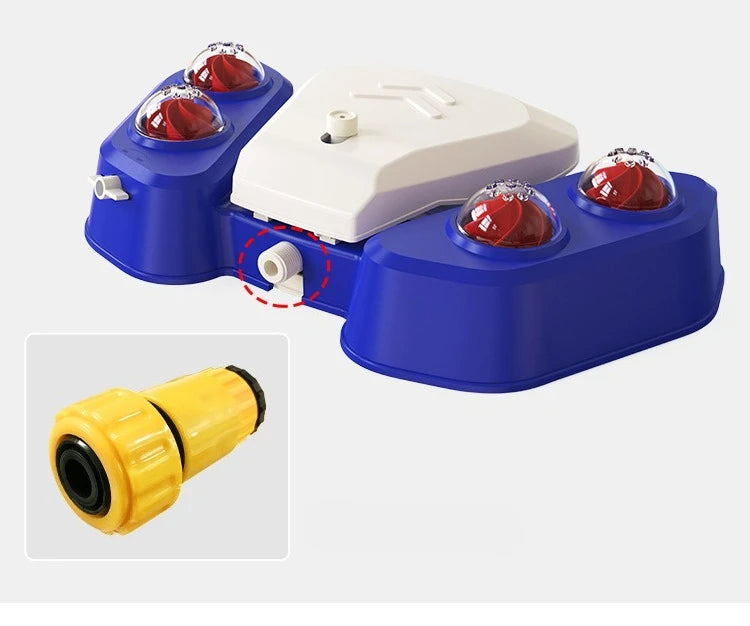AquaPaws Hondenwatersproeier – Interactief Speels & Verfrissend Waterspeelgoed met Stapfunctie