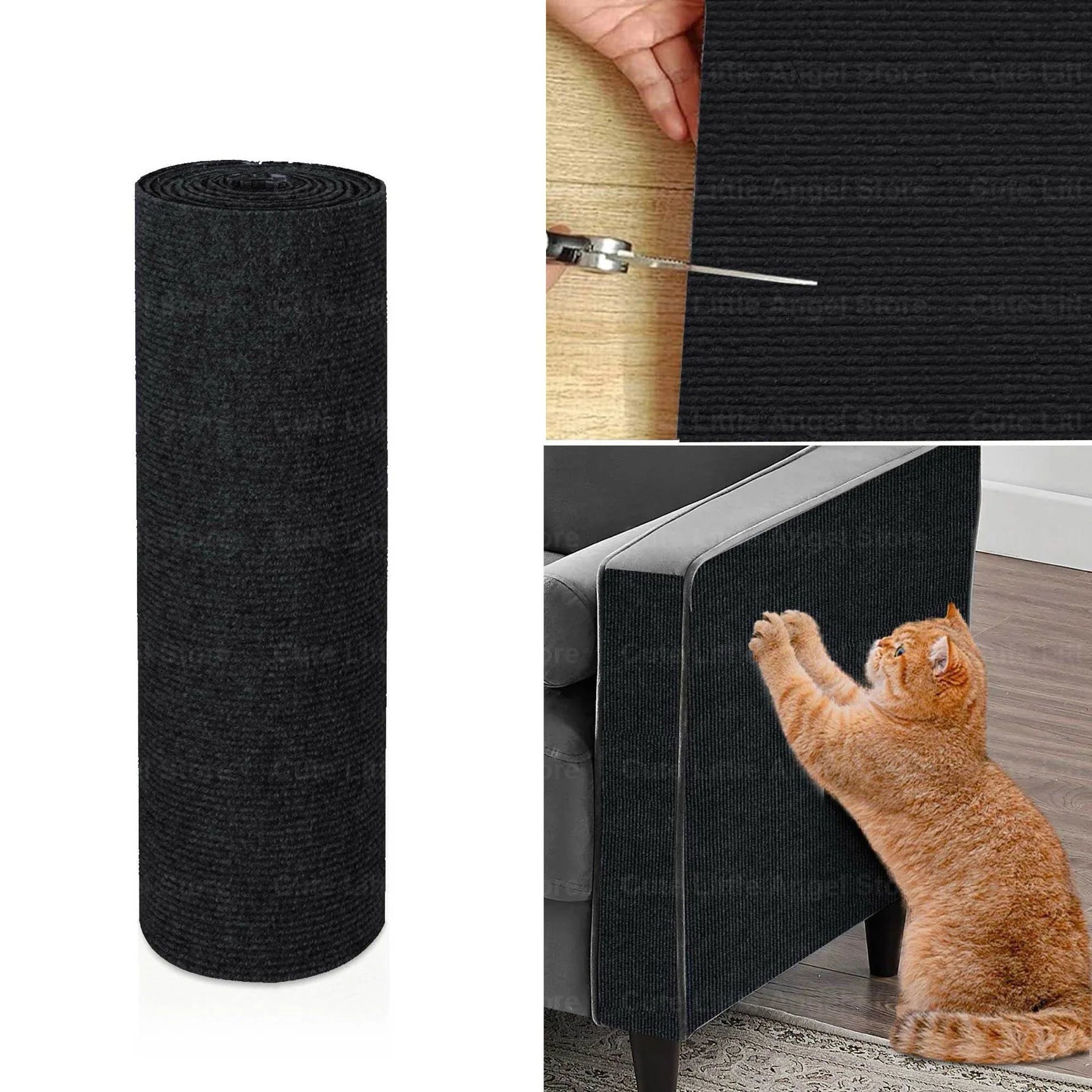 Krabmat Kat Zelfklevend Sisal – Op Maat Knipbaar Meubelbeschermer