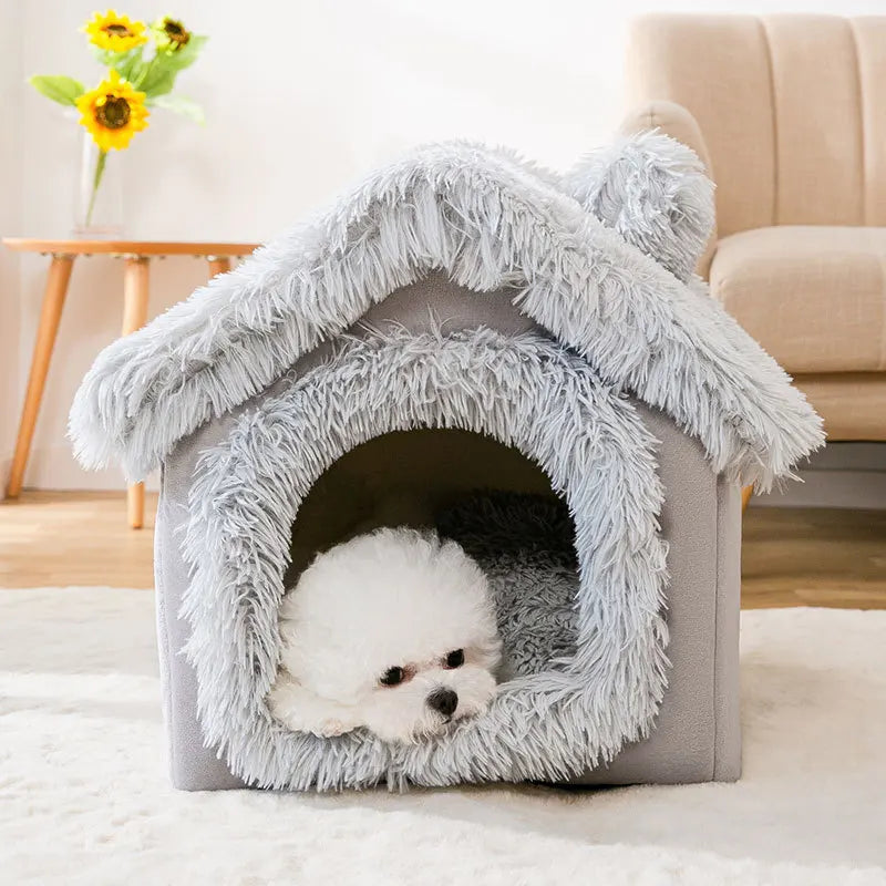 Hondenbench Zacht & Wasbaar – Binnenhuis Kennel Grijs