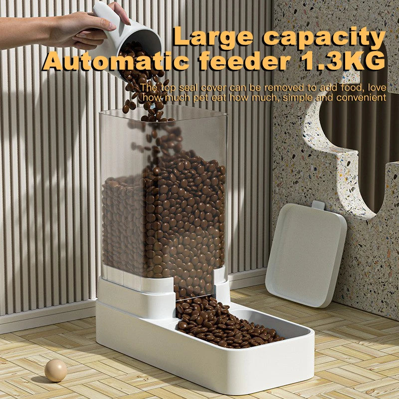 Automatische voer- en waterdispenser kat – BPA-vrij kunststof 3,8L