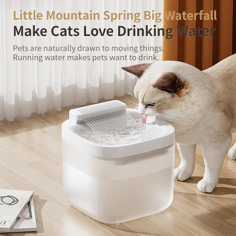 Automatische Kattenfontein 3L – Stil, ABS, met 4-traps Filtersysteem