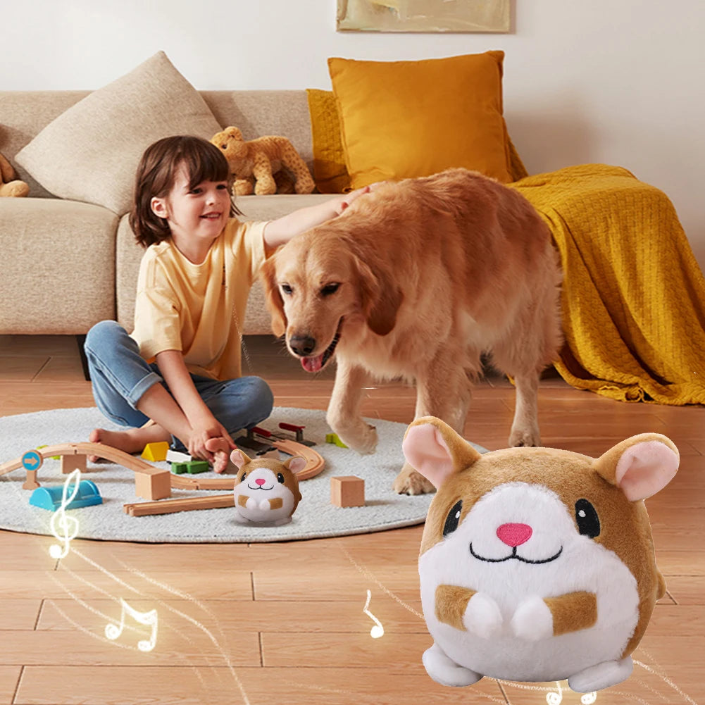 Pluchen Interactief Hondenspeelgoed – Automatisch Botsend, 15cm