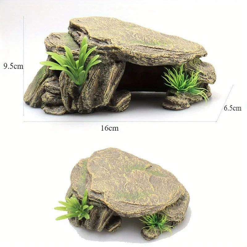 Kunstmatig schildpaddenhuisje ornament