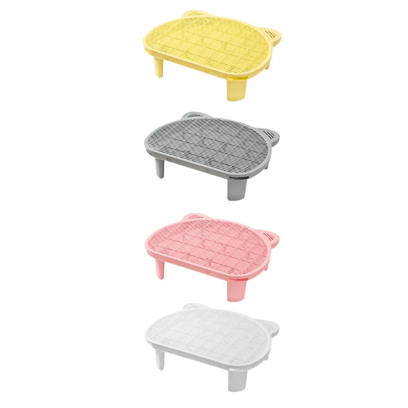 Wasbare Kattenbakmat met Trap – 51×40 cm, Antislip & Dubbel Laags