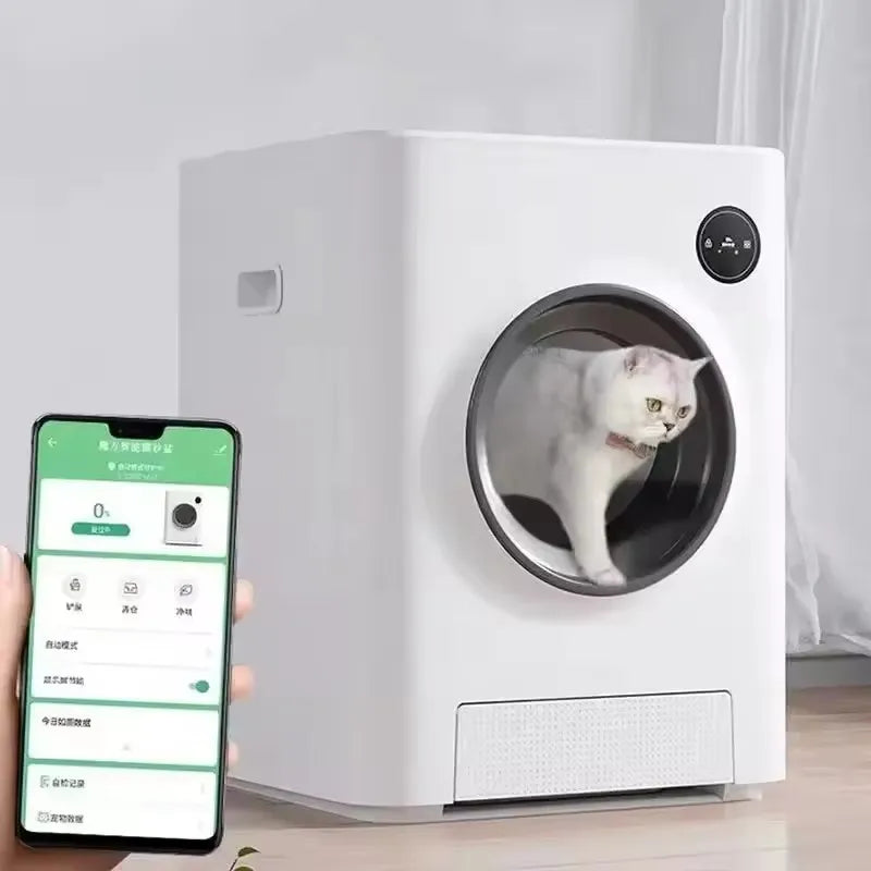 Slimme zelfreinigende kattenbak