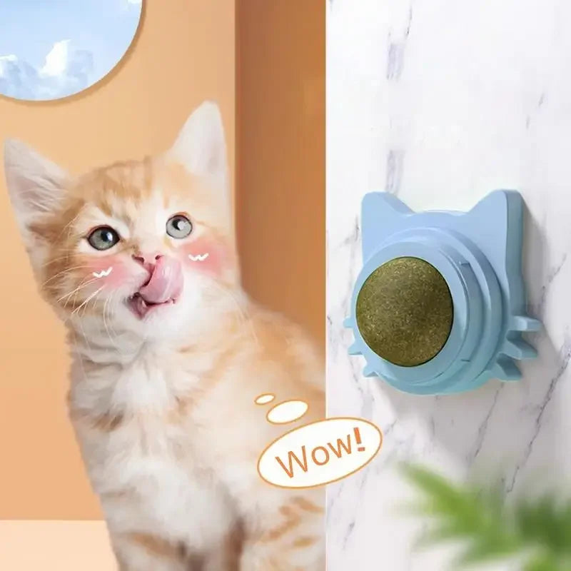 MINTYPLAY Lickbare Kattenkruidenbal – Snack, Speelgoed & Tandverzorging in Één!