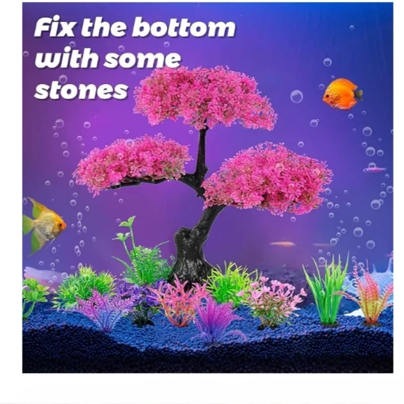 Aquarium plastic plantendecoratie