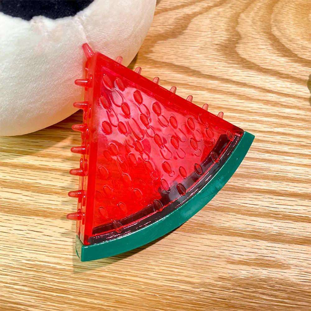 Koelbaar hondenspeelgoed rubber – vriesbaar fruitdesign 10 cm