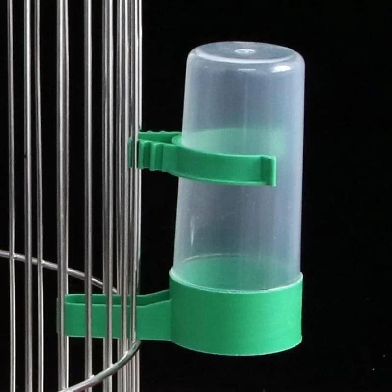 Waterdispenser vogel kunststof – lekvrij, 140 ml, voor valkparkieten