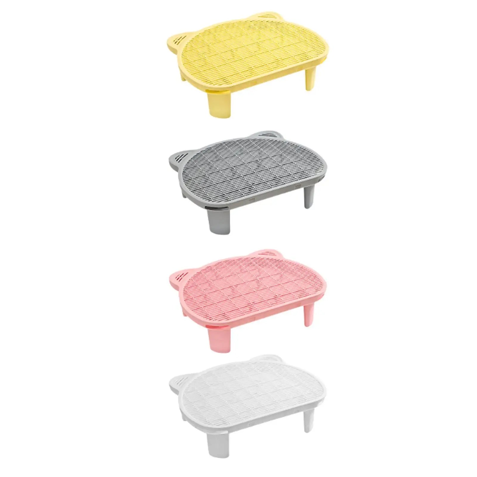 Wasbare Kattenbakmat met Trap – 51×40 cm, Antislip & Dubbel Laags