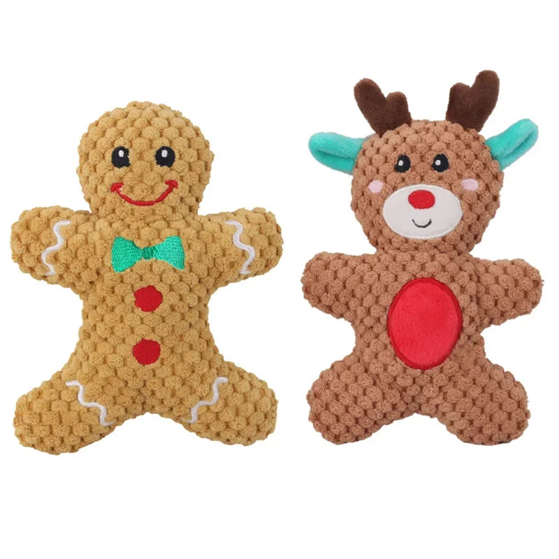 PawJolly Kerst Knuffelgeluid Hondenspeelgoed