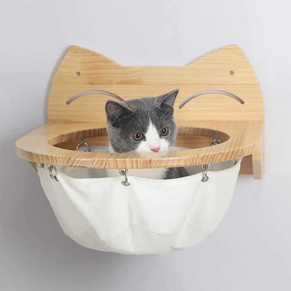SkyNest Wandgemonteerde Kattenklimtoren
