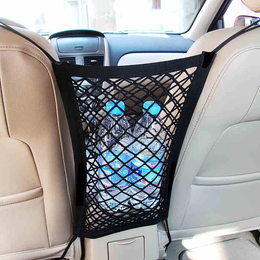 SAFEPET Auto Barrière met Net & Opbergtas – Veiligheid & Orde in de Auto