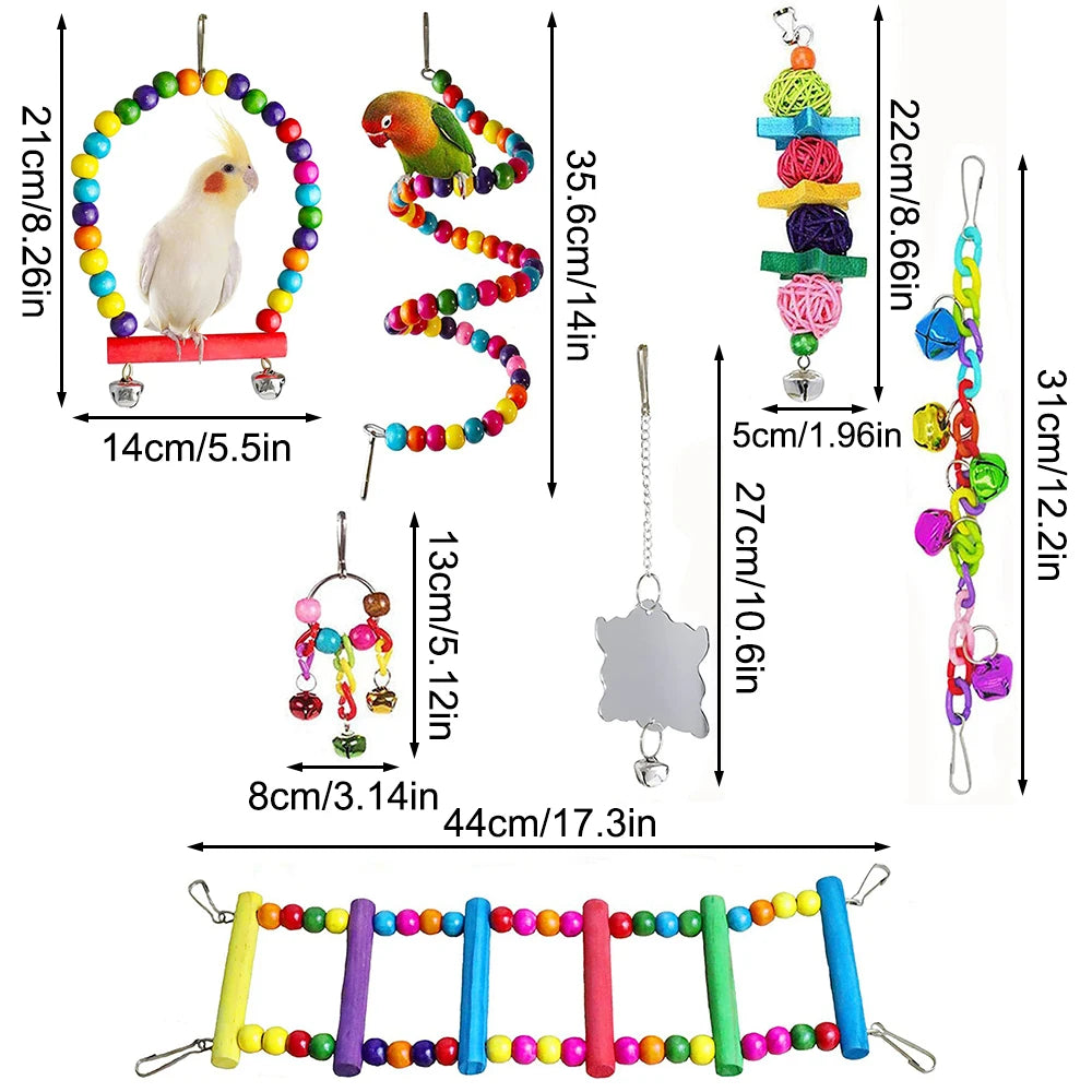 Papegaaienspeelgoed Vogelaccessoires
