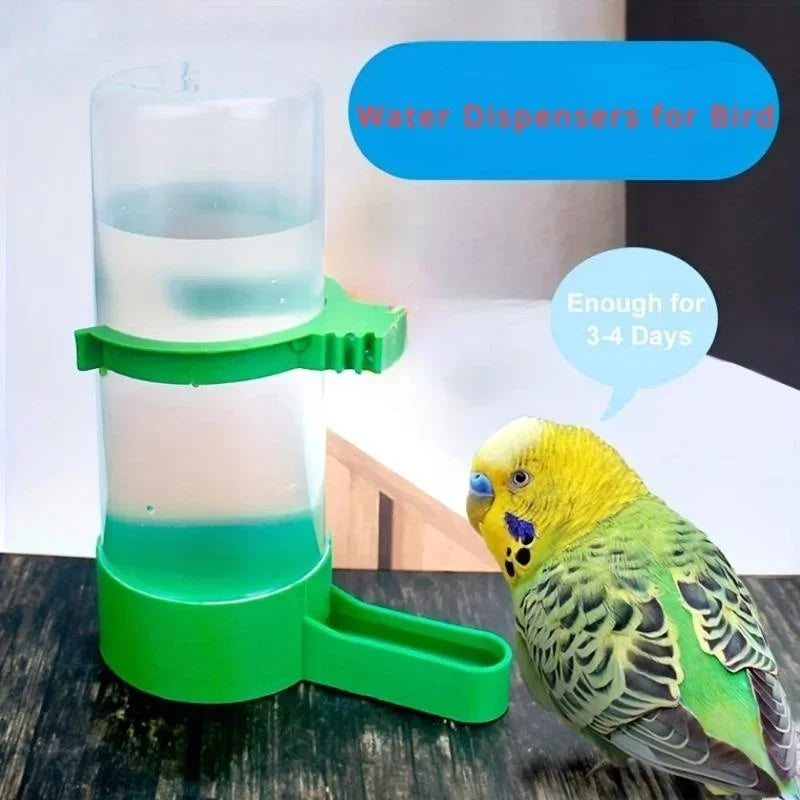 Waterdispenser vogel kunststof – lekvrij, 140 ml, voor valkparkieten