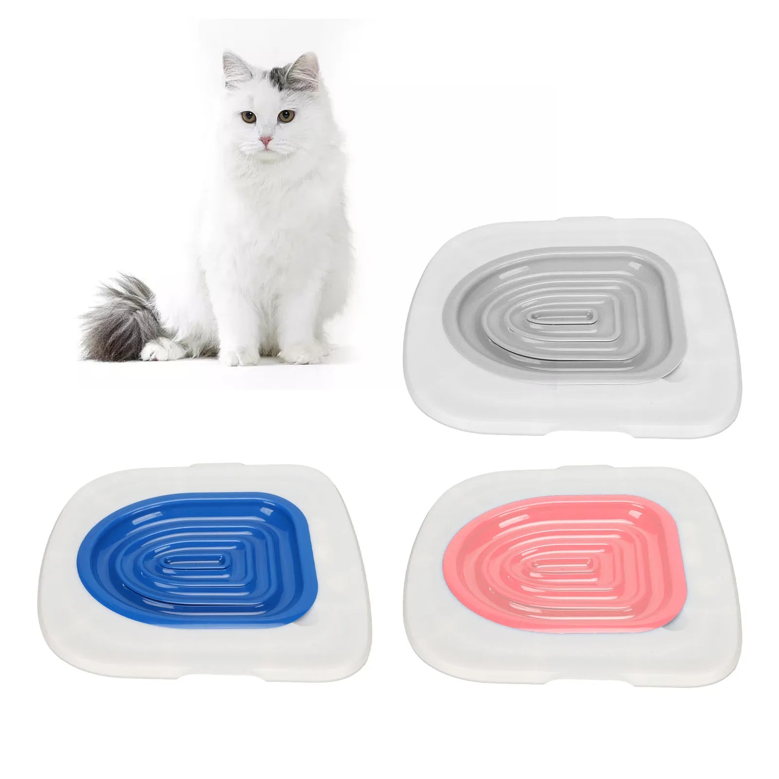 Verwijderbare kattentoiletset