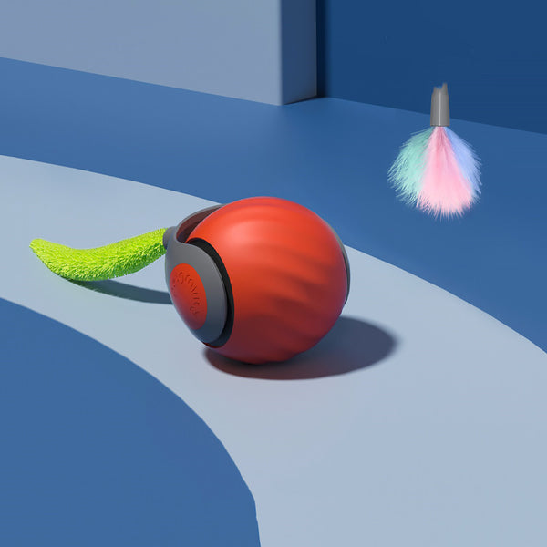 Interactieve Kattenbal met Neptail β USB-oplaadbaar Silicone Speelgoed