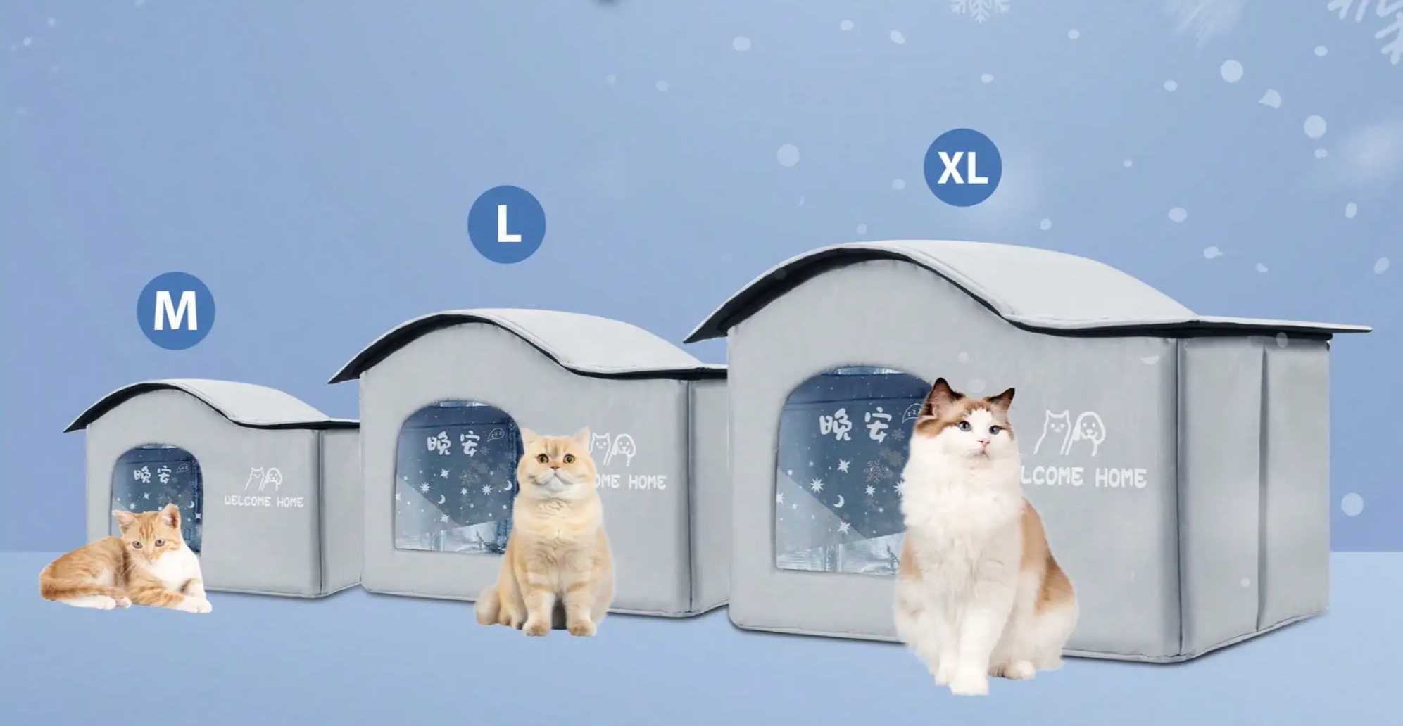 ThermaKool Opvouwbaar Isolerend Kattenhuis – 2-in-1 Verkoelend & Verwarmend met Ijspacks & Keerbaar Matras