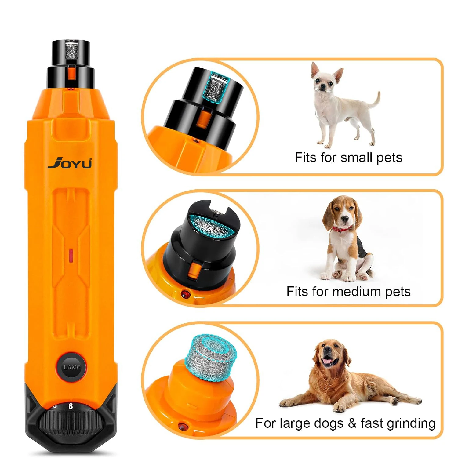 PawPerfect 6-Speed Elektrische Hondennagelvijl
