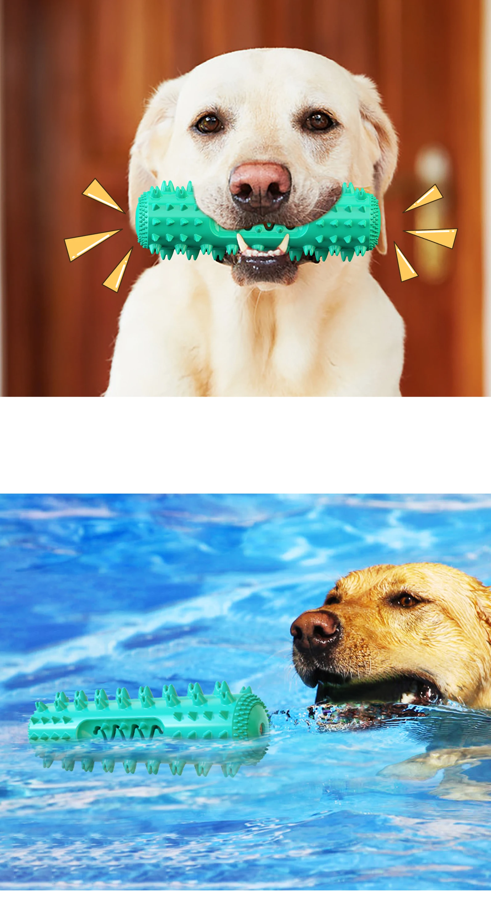 AquaBite Drijvend Piepspeeltje voor Honden