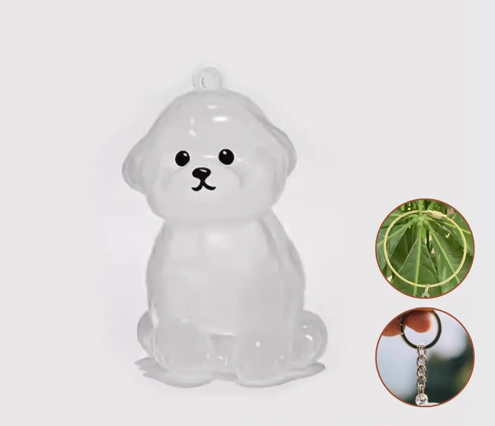 MemoriPaw Honden Haar Bewaar Sleutelhanger