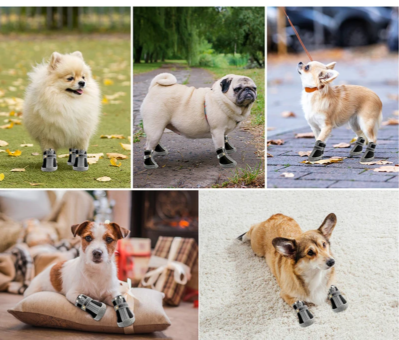PawGuard Warme Antislip Hondenschoenen