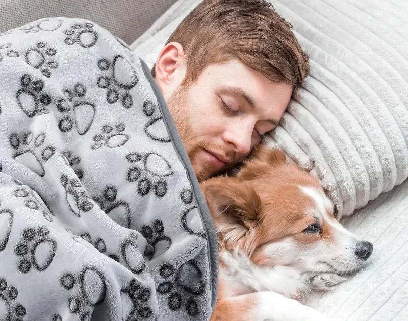 SnugglePaws CozyCotton – Schattige & Warme Huisdierendeken