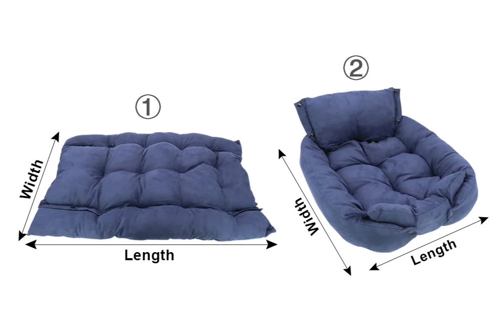 SnuggleNest 3-in-1 Honden- & Kattenbed – Multifunctioneel Warm Winterbed